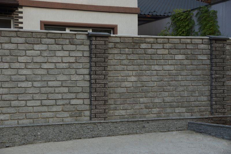 Brick Fence Installation