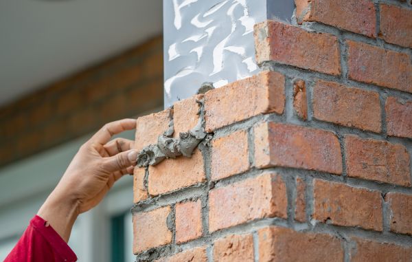Brick Pillar Repair in Fishers
