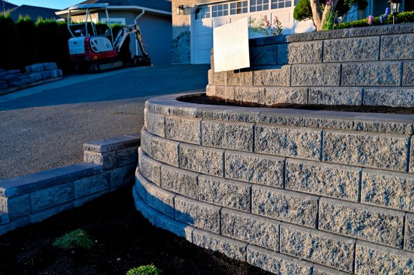 Stone Retaining Wall Repair in Fishers