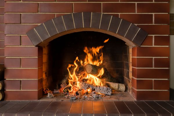 Brick Fireplace Installation in Fishers