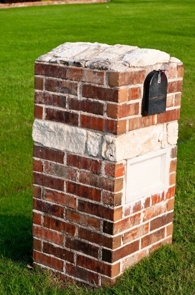 Brick Mailbox Installation in Fishers