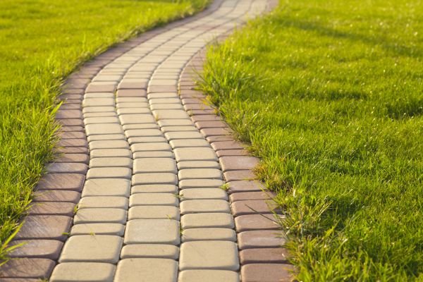 Sidewalk Brick Repair in Fishers